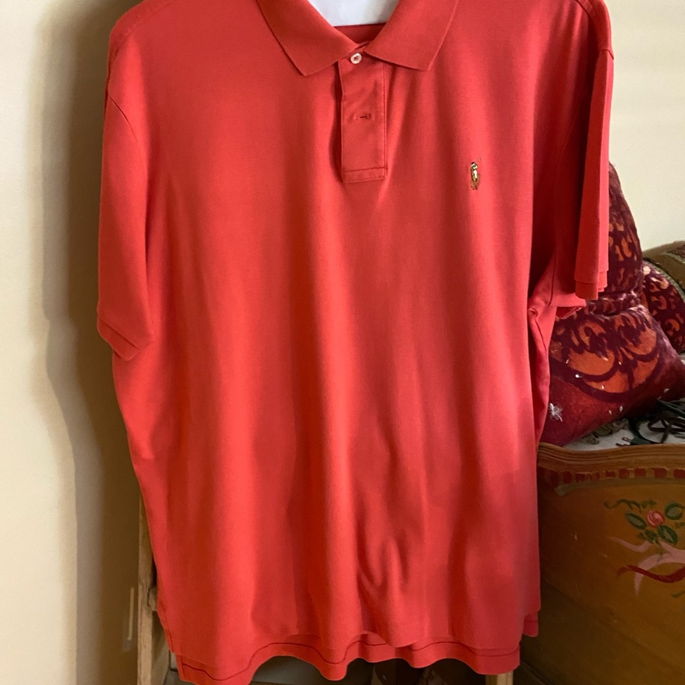 Orange polo XXL primo interlock